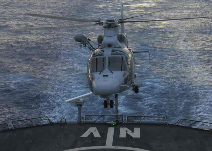 Украинский НИИ разработал систему безопасной работы вертолёта корабельного базирования. Фото: PIERRE VERDY/AFP/Getty Images