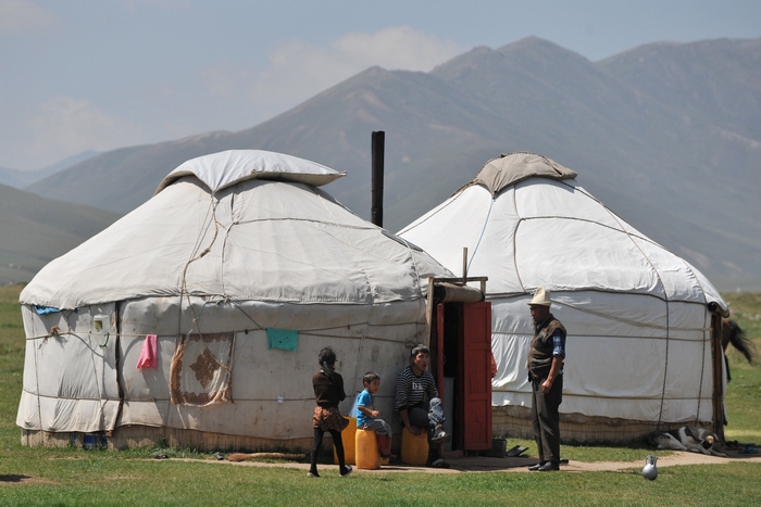 Гостиница-юрта. Фото:VYACHESLAV OSELEDKO/AFP/Getty Images