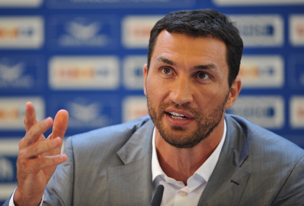 Владимир Кличко и Дэвид Хэй. Фоторепортаж с пресс-конференции. Фото: Stuart Franklin/Bongarts/Getty Images 