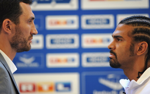 Владимир Кличко и Дэвид Хэй. Фоторепортаж с пресс-конференции. Фото: Stuart Franklin/Bongarts/Getty Images 