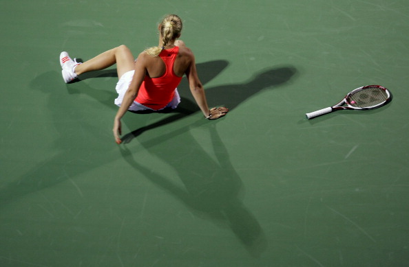 Каролин Возняцки выиграла у Светланы Кузнецовой финальный матч WTA. Фото: Michael Regan/KARIM SAHIB/AFP/Getty Images