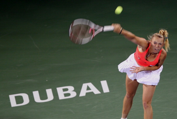 Каролин Возняцки выиграла у Светланы Кузнецовой финальный матч WTA. Фото: Michael Regan/KARIM SAHIB/AFP/Getty Images