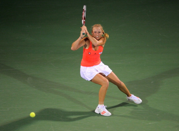 Каролин Возняцки выиграла у Светланы Кузнецовой финальный матч WTA. Фото: Michael Regan/KARIM SAHIB/AFP/Getty Images