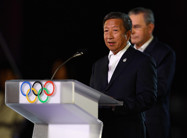 Председатель оргкомитета первых Юношеских Олимпийских игр в Сингапуре г-н Нг Сер Мианг. Фоторепортаж. Фото: MARK DADSWELL/Getty Images