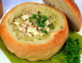 Картофель с мясом в хлебе. Фото: Silar/commons.wikimedia.org