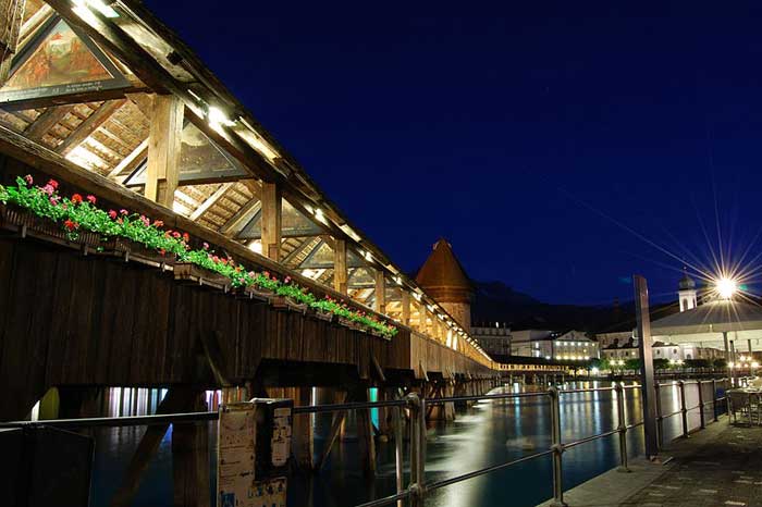 Часовенный мост в Люцерне, Швейцария. Фото: edwin.11/commons.wikimedia.org