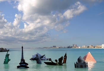 Уровень моря повышается больше ожидаемого. Фото: JUAN BARRETO/AFP/Getty Images