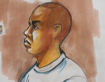 Нигериец, Умар Фарук Абдулмуталлаб, пытавшийся взорвать самолёт, вновь даёт показания. Фото: Vera Sadock/AFP/Getty Images Нигериец, Умар Фарук Абдулмуталлаб, пытавшийся взорвать самолёт, вновь даёт показания. Фото: Vera Sadock/AFP/Getty Images