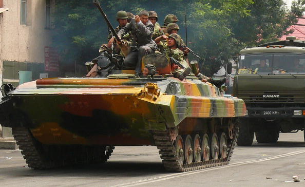 Ситуация в Оше остается напряженной. Фоторепортаж. Фото: OLEG NEKRASOV/AFP/Getty Images