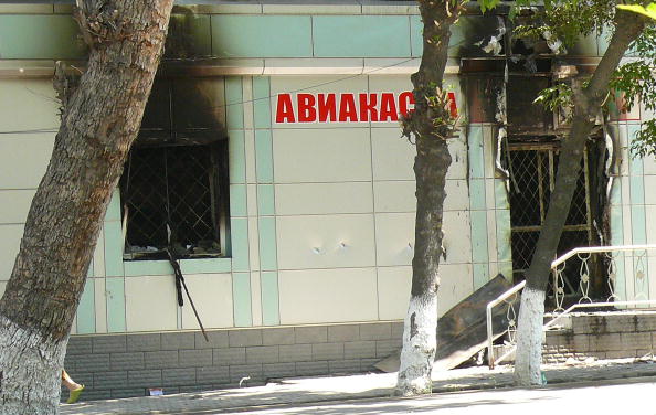 Ситуация в Оше остается напряженной. Фоторепортаж. Фото: OLEG NEKRASOV/AFP/Getty Images