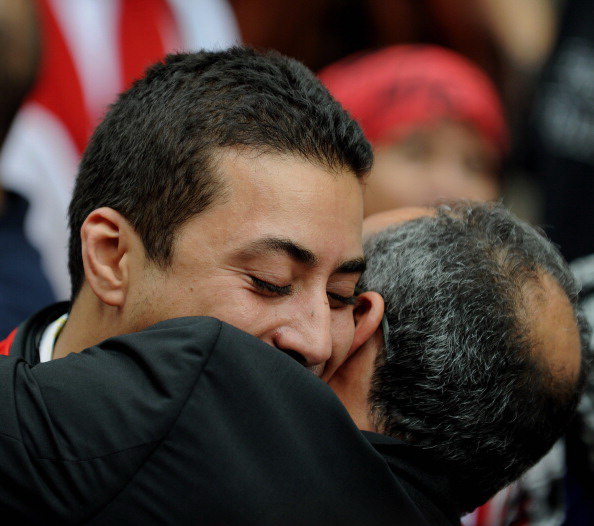 Хосни Мубарак покинул пост главы Египта. Фоторепортаж. Фото: PEDRO UGARTE, GREG WOOD,  /AFP/Getty Images