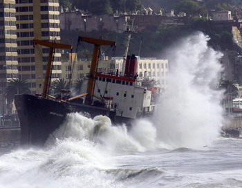 Землетрясение в Чили. Фото: Cristian Opazo/AFP/Getty Images
