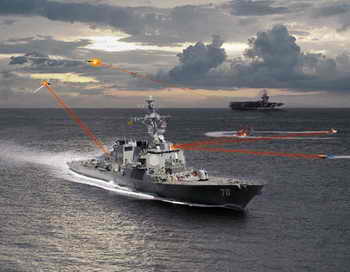  ВМС США провели испытания корабельной лазерной пушки. Фото с сайта bratishka.ru 