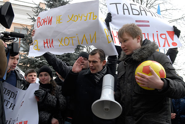 Отставку Табачника с должности министра требуют в Киеве.Фото: Владимир Бородин/Великая Эпоха (The Epoch Times)
