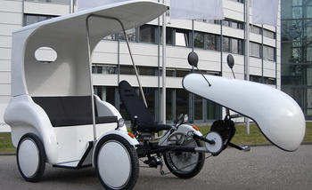 Водородная рикша Гидрогения будет представлена в Дрездене 23 июня 2012 г. Фото: epochtimes.de