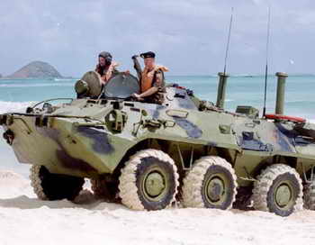 БТР. Фото: GEORGE F. LEE/AFP/Getty Images