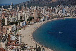 European Tourists Flock To Benidorm For Their Summer Holidays