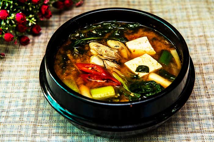 мисо, суп, водоросли