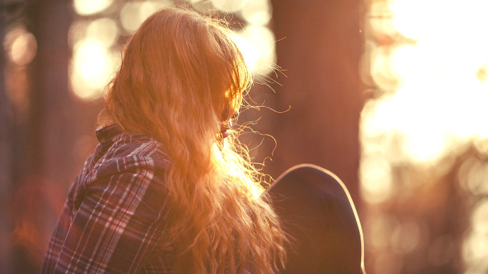 девушка, закат, психология, днк, гены