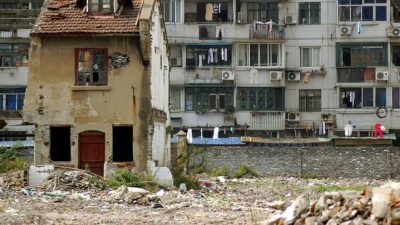 Дом-гвоздь в Китае. Фото: triplefiveandrew/Flickr, CC BY-NC