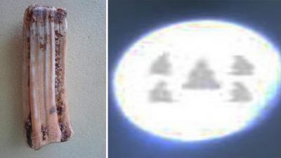 Зуб Будды Шакьямуни содержит вещества неземного происхождения. При их 1000-кратном увеличении проявились образы 5 Будд!