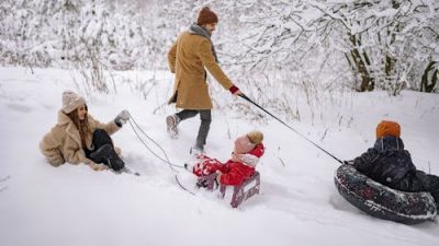 Зимние развлечения в России в древности и сегодня