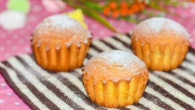 Маффины без начинки — просто и быстро