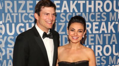 Эштон Кутчер и американская актриса украинского происхождения Мила Кунис привыкают к роли родителей