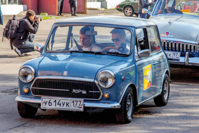 Mini Cooper Innocenti 1962 года. Ралли ретро-автомобилей «Закрытие сезона 2014». Фото: Алексей Николаев/Великая Эпоха | Epoch Times Россия