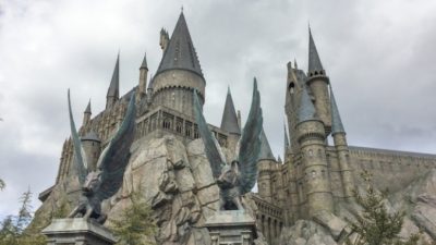 (Видео) Парень лёгким движением руки создаёт за окном мир Гарри Поттера. И это завораживает!