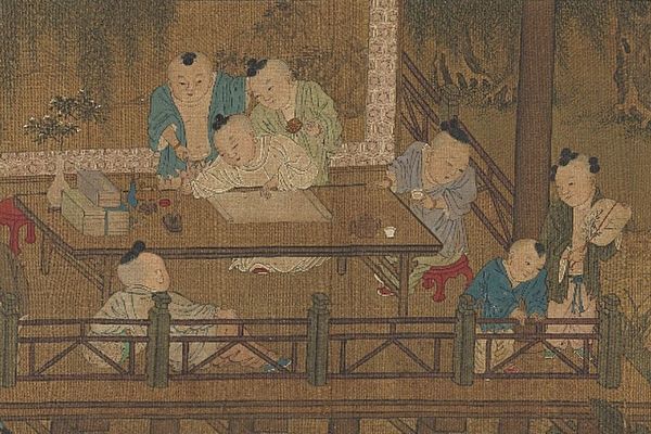 Фрагмент картины «Играющие дети», Су Ханьчен, династия Сун/Public Domain