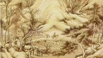 «Снежный покров. Подражание Ли Чэну», Ван Цзянь, династия Цин/Public Domain