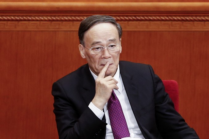 Секретарь центральной комиссии дисциплинарной инспекции Ван Цишань. Фото: Lintao Zhang/Getty Images