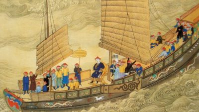 Император Канси путешествует, начало XVIII века, династия Цин, Китай. (Викискладе)