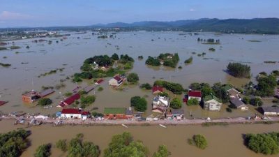 Наводнения в южном Китае. Провинция Аньхой. Июль 2016 года. Фото: STR/AFP/Getty Images
