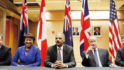 Пять стран обсуждают сотрудничество в области борьбы с терроризмом и другие вопросы, Вашингтон, округ Колумбия, 2010 год.6.  Alex Wong/Getty Images