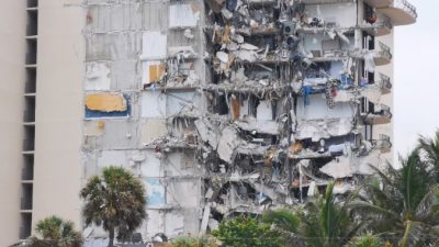 Около 100 человек пропали без вести во Флориде при обрушении 12-этажного дома. Введён режим ЧС