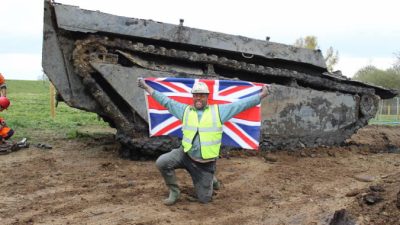 Фермер из Великобритании нашёл автомобиль-амфибию времён Второй мировой войны