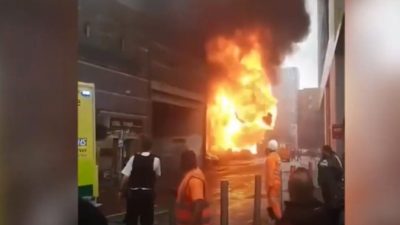 Мощный взрыв прогремел у станции метро в центре  Лондона (Видео)