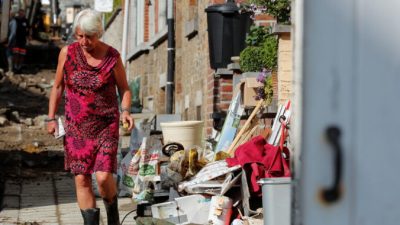 Бельгийский город снова пострадал от сильнейшего наводнения