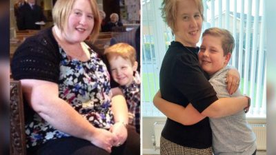 Мама весила 127 килограмм и похудела, чтобы дети смогли её обнять