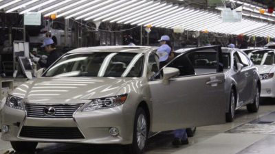 Toyota на 60% сократит производство из-за нехватки запчастей