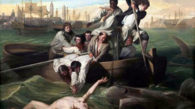 Брук Уотсон и акула. Картина, основанная на реальных событиях