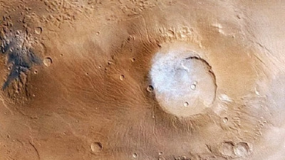 Ледник на Марсе