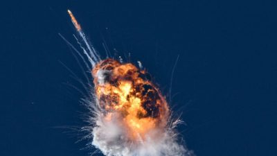 Американская ракета Alpha взорвалась над Тихим океаном