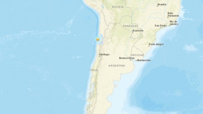 Землетрясение произошло на севере Чили магнитудой 5,8
