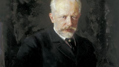 Фрагмент портрета Петра Ильича Чайковского