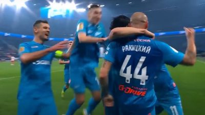 Спартак потерпел крупнейшее поражение от Зенита со счётом 1:7