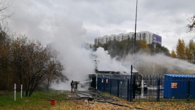 Пожар на газовой подстанции Москвы ликвидирован