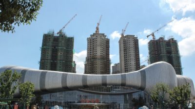 Остановлено строительство города культурного туризма Evergrande в Сучжоу, в восточной части Китая, провинция Цзянсу, 17 сентября 2021 г. Jessica Yang/AFP via Getty Images